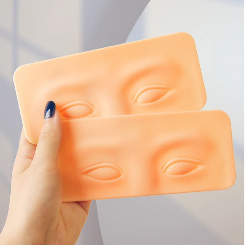 纹绣硅胶眉眼练习皮模块纹眉毛雾眉纹眼线初学者新手学习皮好上色