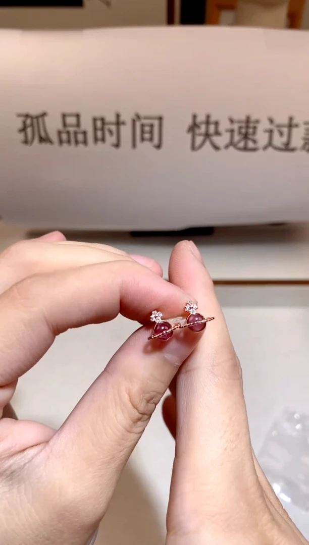 水晶手链银S925镶嵌多样性发一