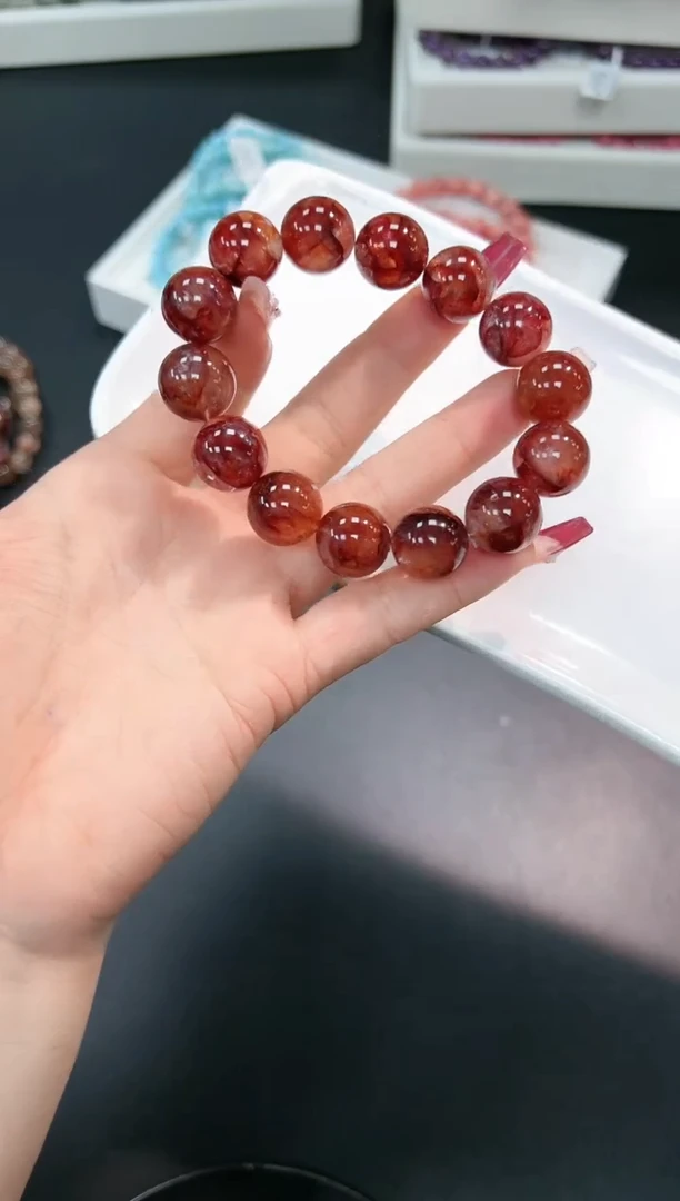 【闪购商品】水晶手串未镶嵌31i多样性发其一/1条14mm默认微瑕