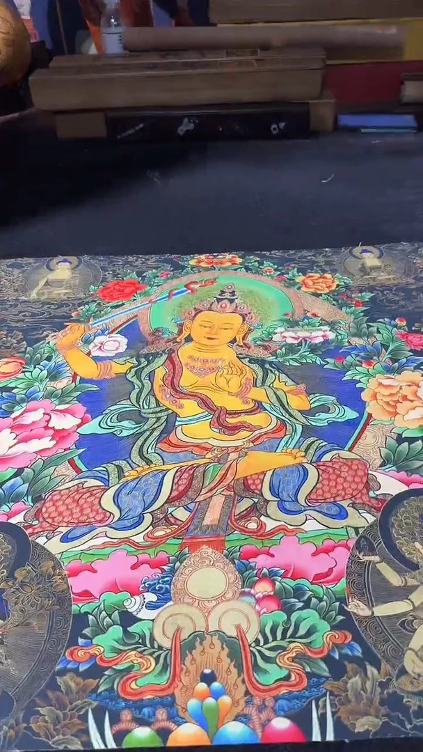 卷轴画藏式珍藏彩绘艺术馆12