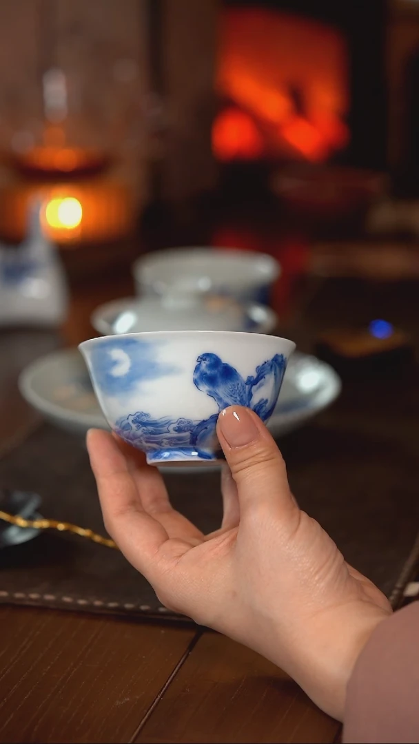 【闪购商品】正春堂·古法柴窑  王步双绝系列杯子