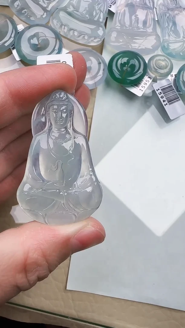 颈饰未镶嵌翡翠缅甸翡翠a货