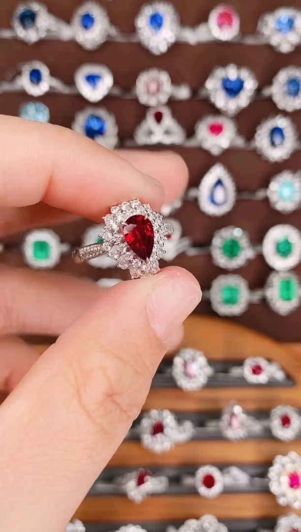 【闪购商品】红宝石18K金戒指18K金镶嵌·