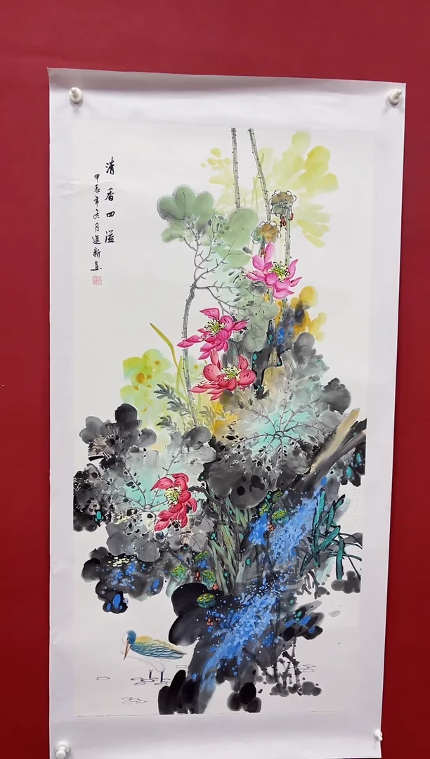 国画国画作品 宣纸纯手绘