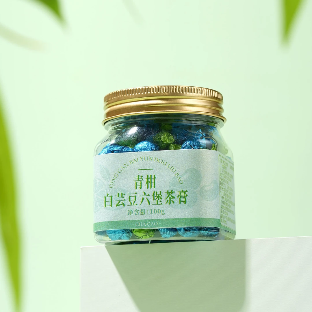 青柑白芸豆六堡茶膏