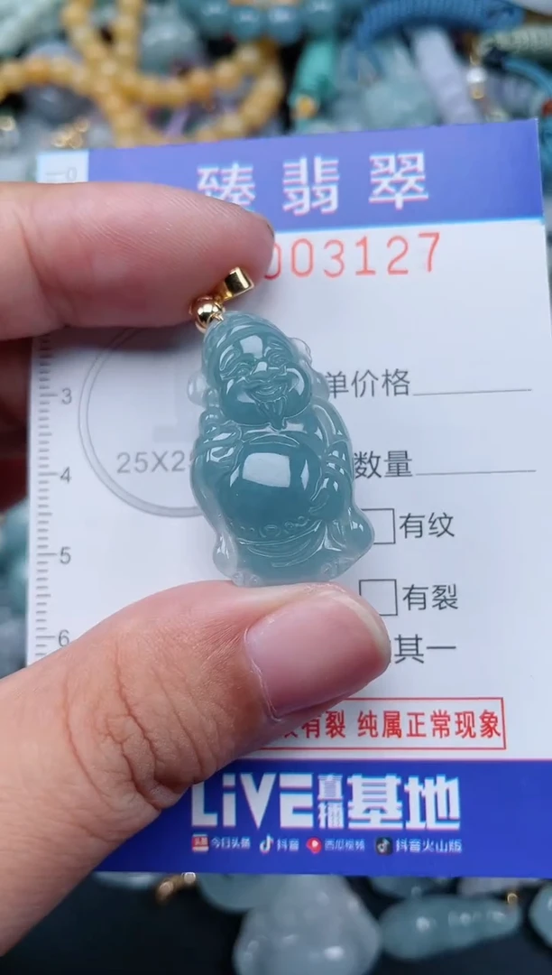 翡翠未镶嵌颈饰.0003127