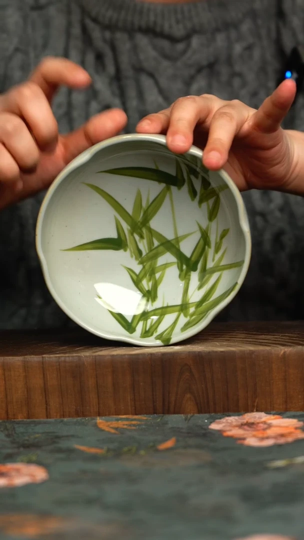 杯釉下彩手工手绘同款陶器