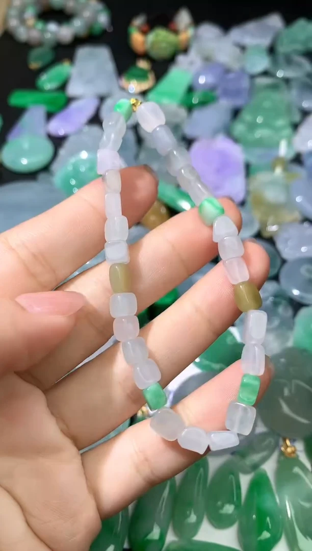 未镶嵌手链翡翠手链