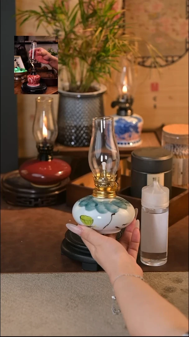 景德镇陶瓷香薰灯摆件