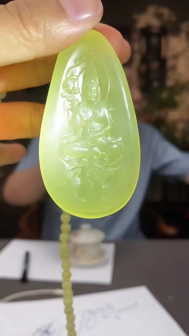 和田玉未镶嵌颈饰C296