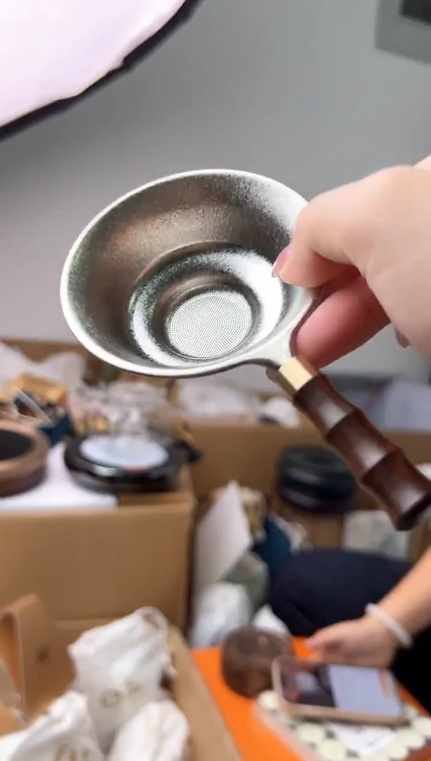 纯钛茶漏  冰晶