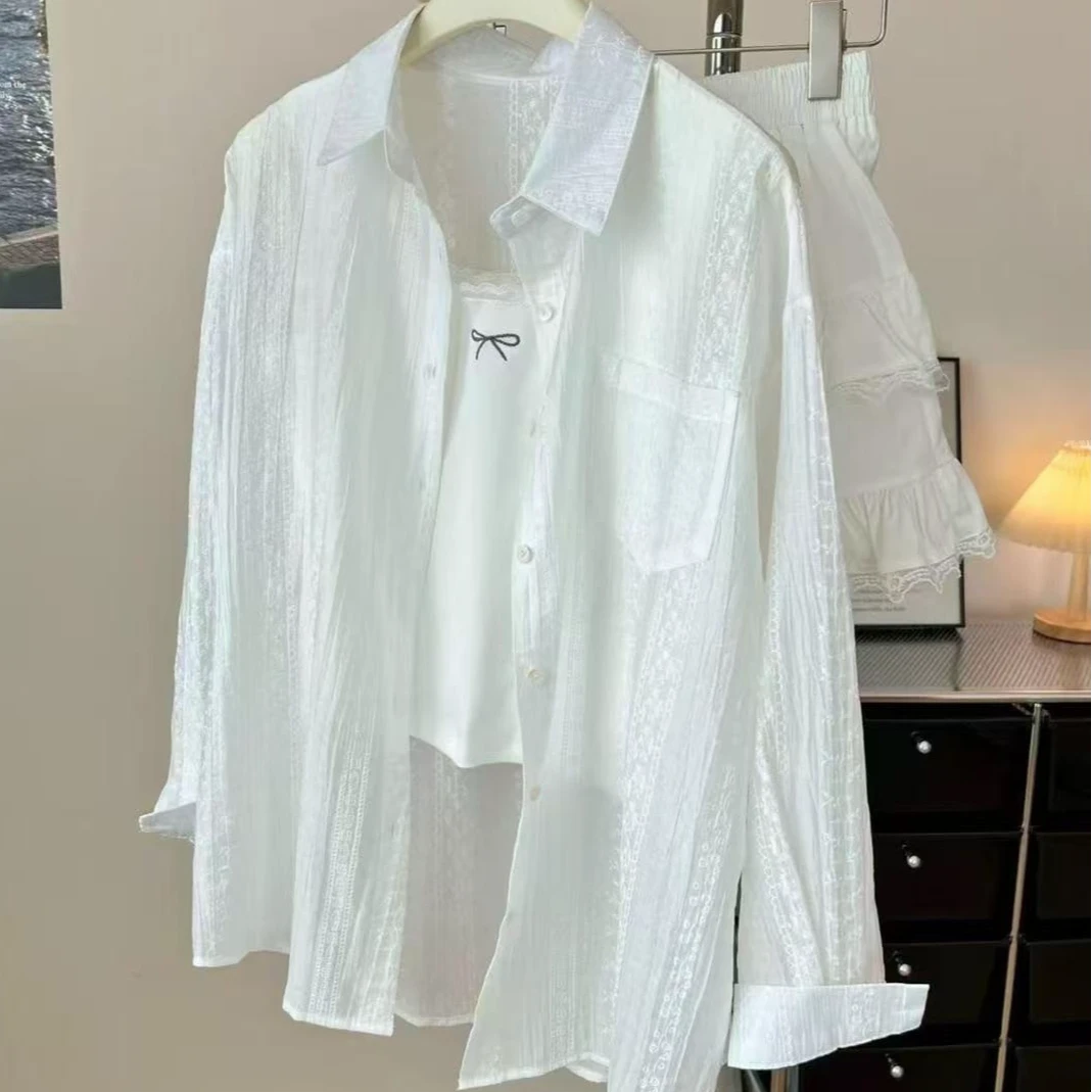 【丫丫】莱赛尔天丝防晒衬衫