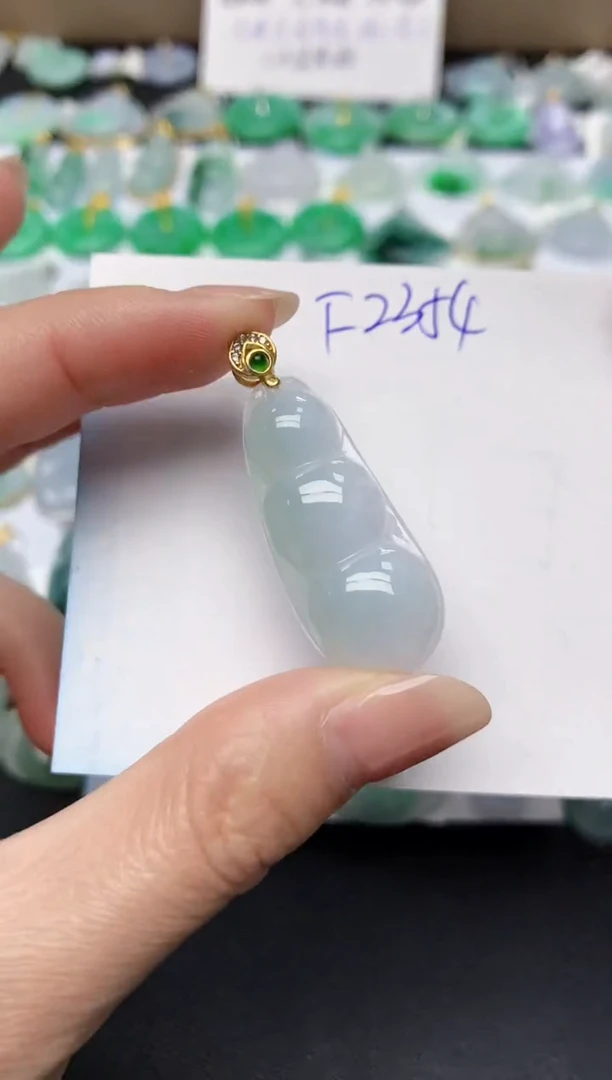 颈饰未镶嵌翡翠天然缅甸A货翡翠百元以上9元证书费自理