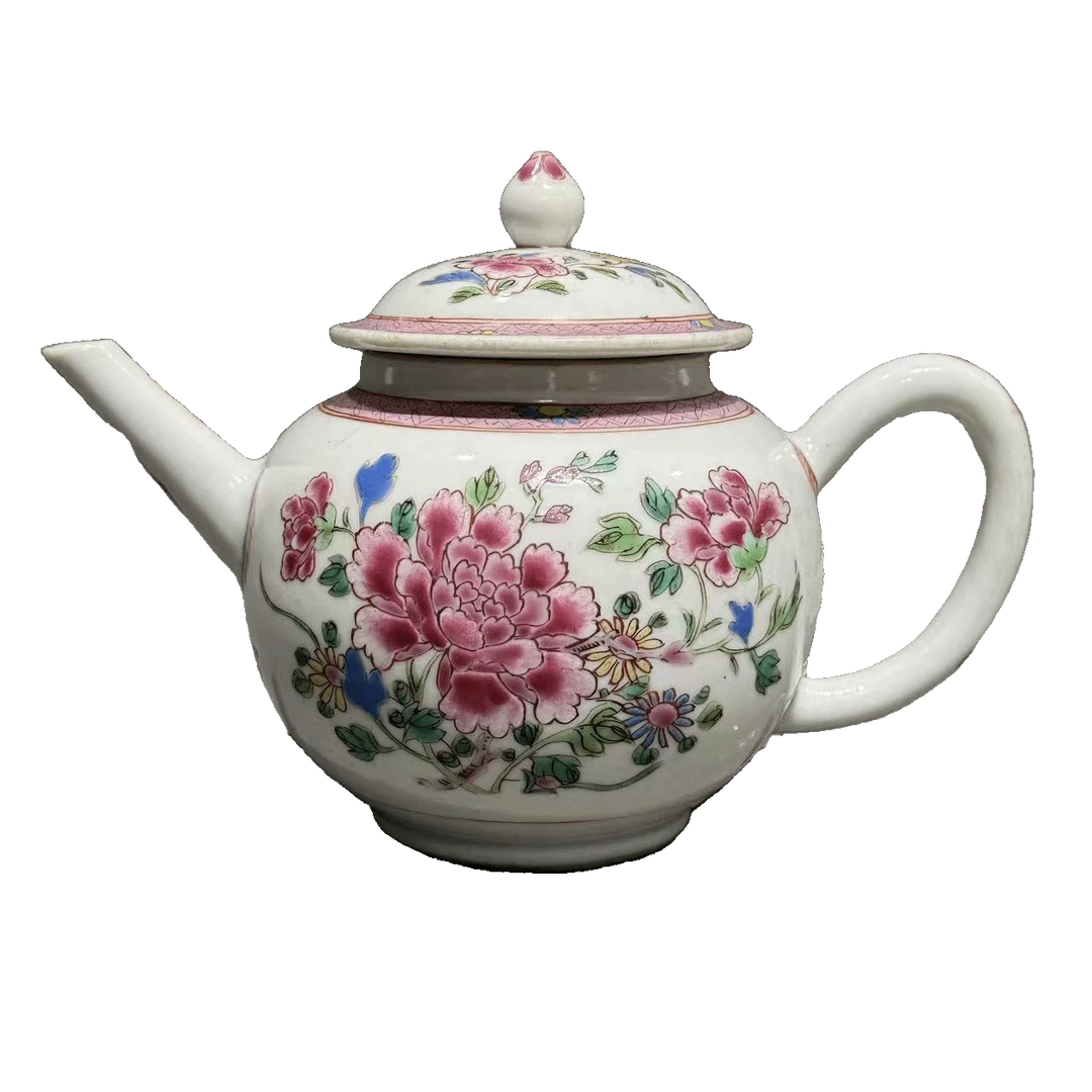 25070101t粉彩花卉纹执壶