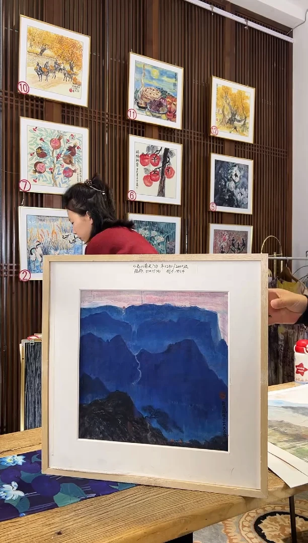 版画耿玉琨名章限量版画S