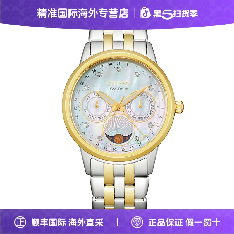 西铁城女士光动能手表FD0004-51D