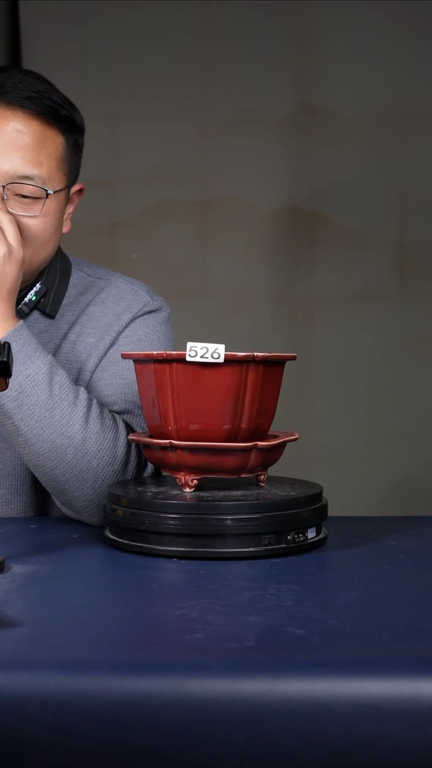 其他瓷丹*微微暇526号葵口盆 NO退NO换