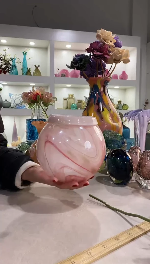 慕忆家手作琉璃花瓶