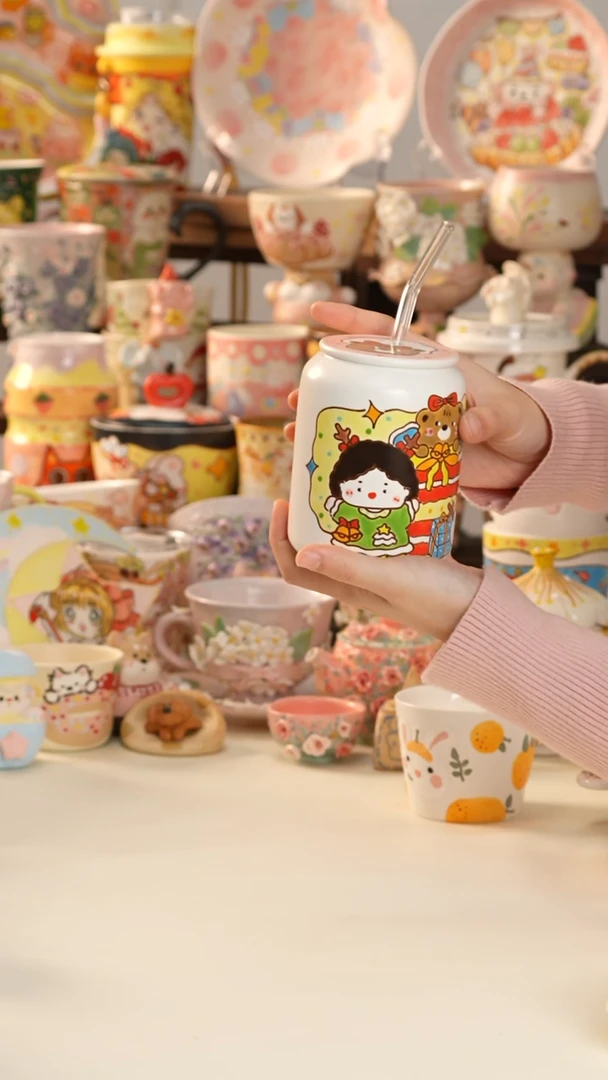 其他陶景德镇釉下彩手绘设计师款陶瓷