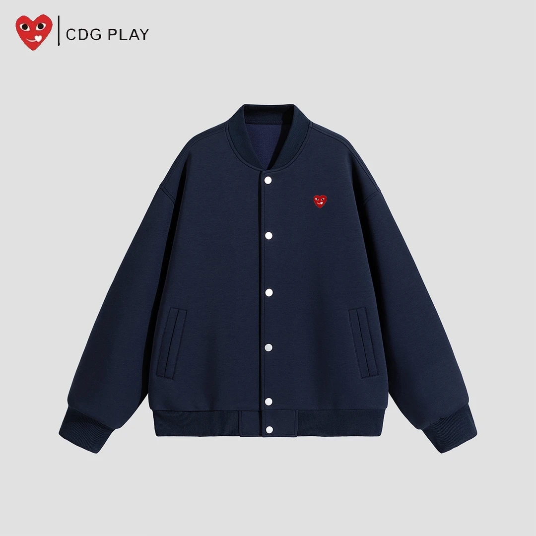 CDG PLAY爱心潮流针织外套男2025秋冬百搭情侣外套