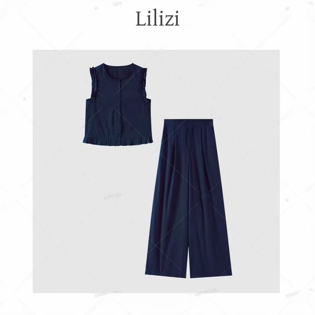 〈纪朵研〉0945夏季时尚修身新款套装