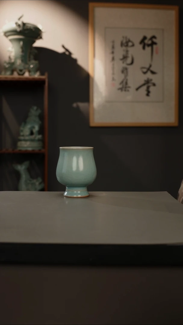 【闪购商品】杯仿古釉原矿 闻香  微瑕