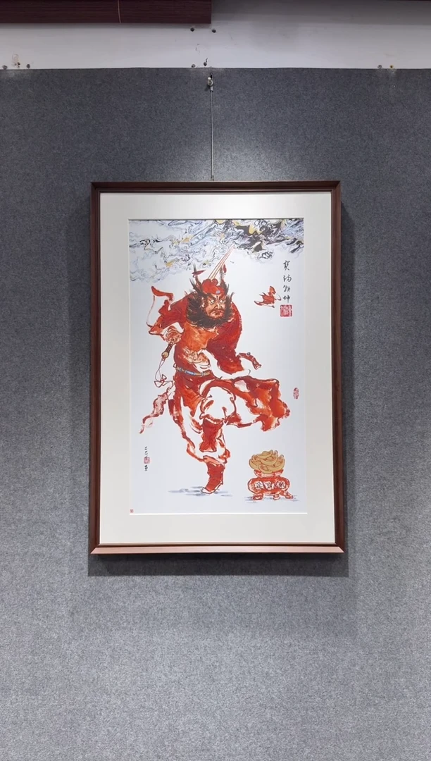 国画桑**杰牛百川老师手绘60x90