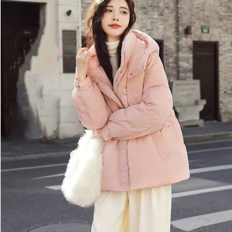 时尚外套宽松百搭网红女士小个子保暖休闲秋冬潮流收腰加厚