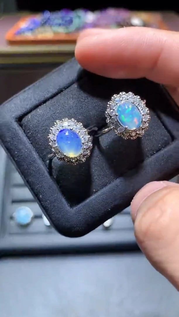 【闪购商品】欧泊戒指未镶嵌T25【多样性发其一】