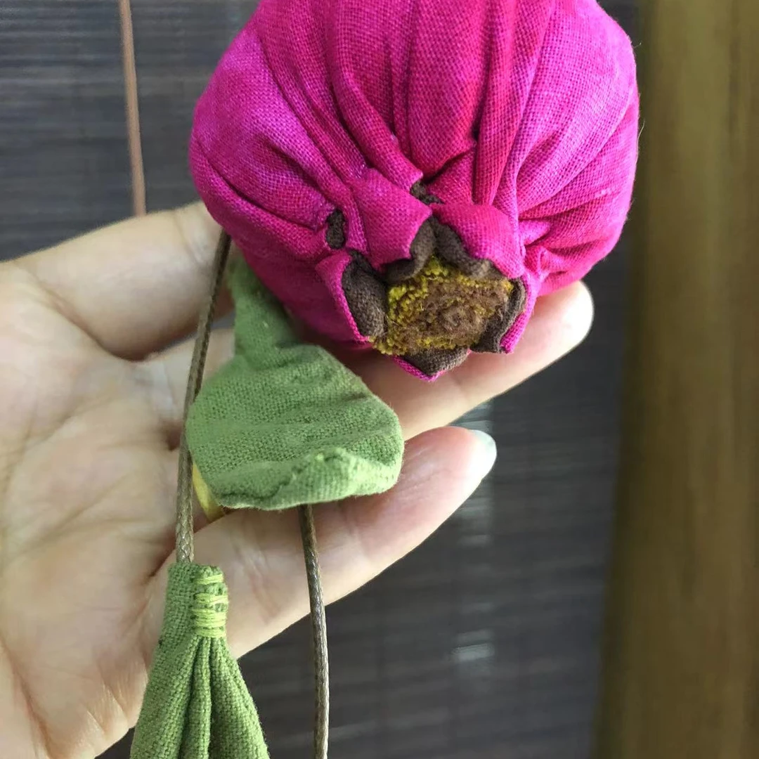 非金属布艺吊坠 【晚间场新人福利】布艺大石榴挂饰 石榴包挂/车挂