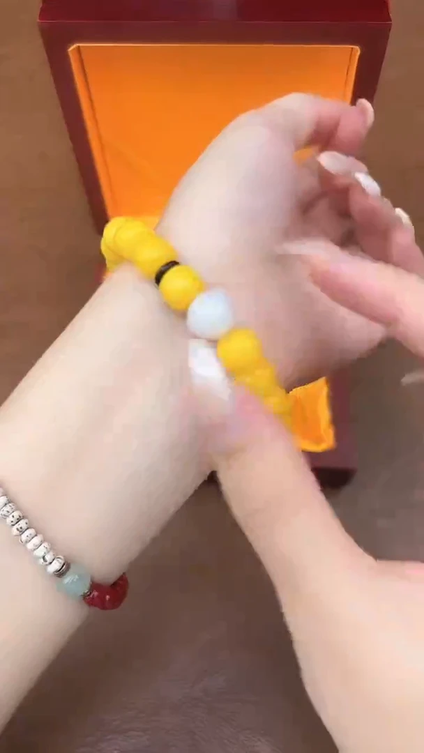 万家文玩阁黄玉菩提链接@@L052