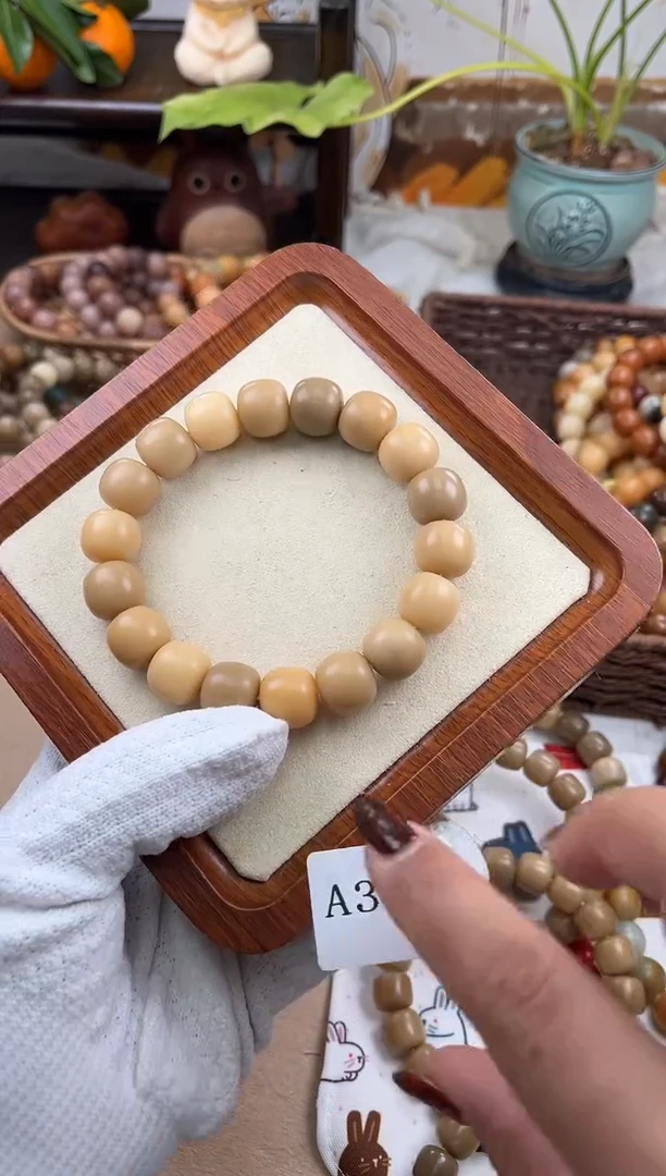 手串菩提根/象牙果a335 卡14.8 干磨海子