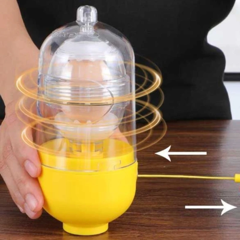 扯蛋器手动摇蛋器制作黄蛋甩蛋器家用蛋清蛋黄混合器打蛋神器