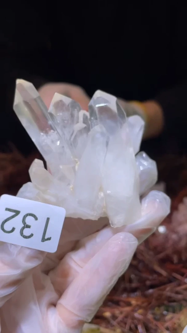 未镶嵌珠宝半成品水晶晶簇-130