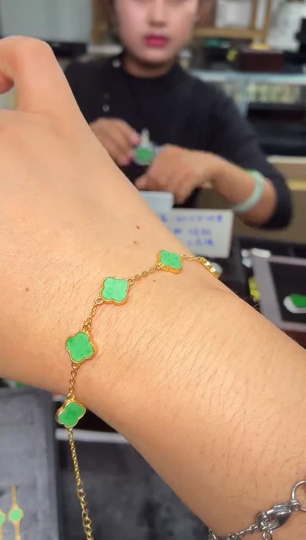 银S925镶嵌定制翡翠35定制翡翠-多样性发货（发其一）