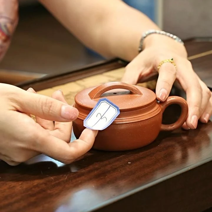 慕子-文化——红降坡汉瓦 紫砂壶