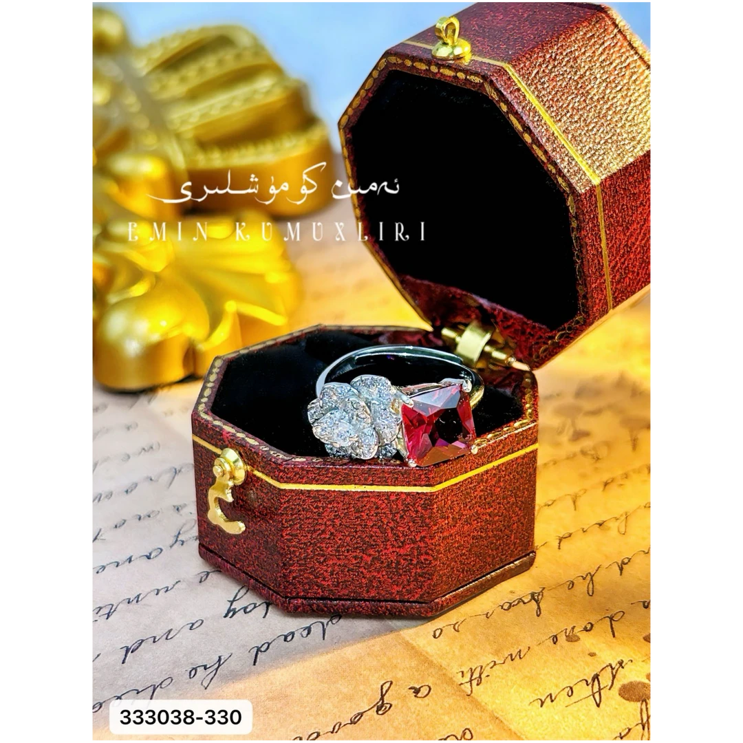 足银戒指 爱敏首饰戒指333038