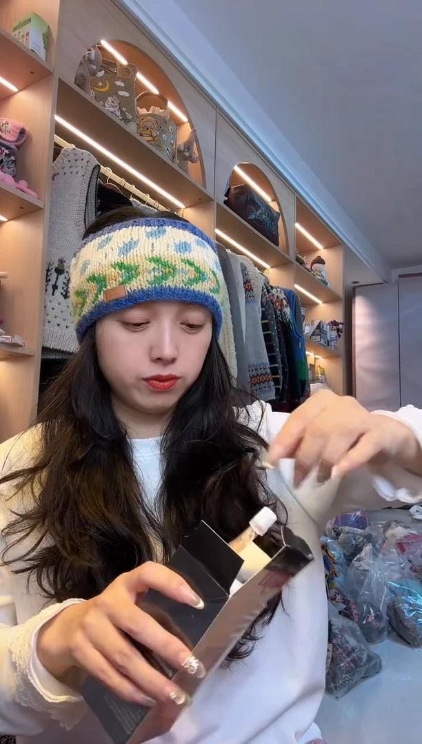 纯棉美利奴枫叶发带