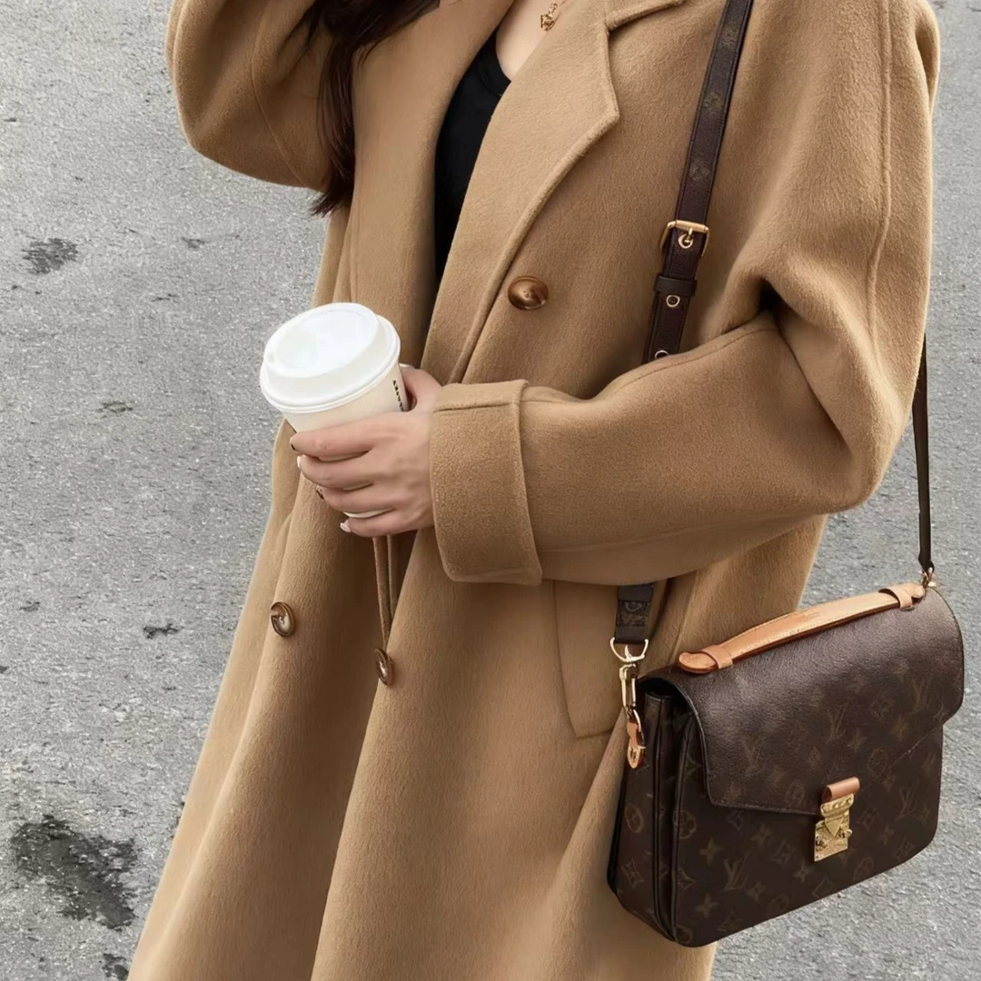 99新 LouisVuitton/路易威登 老花邮差单肩手提包通勤日常百搭