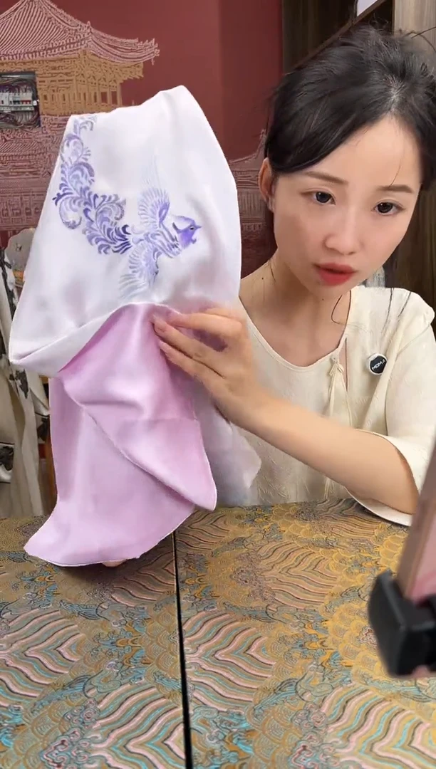 刺绣苏绣100桑蚕丝大披肩