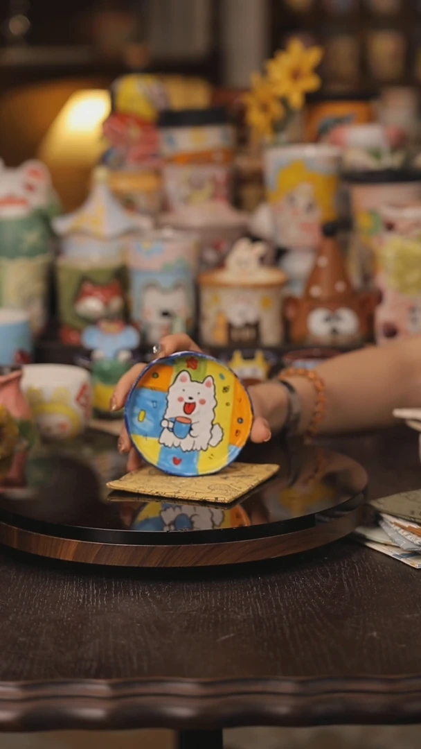 景德镇釉下彩绘设计师款式陶瓷