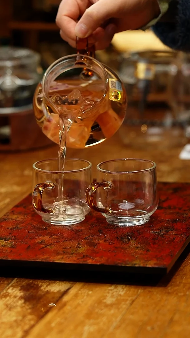 【闪购商品】禾器/熠然月牙/琥珀+璃享水月杯琥珀2入