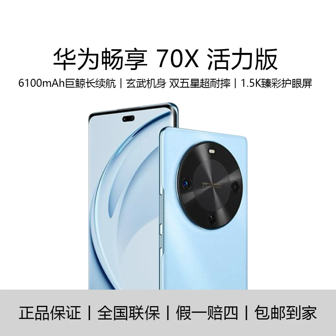 未拆封 Huawei/华为 巨鲸长续航256G玄甲机身双五星超耐摔 蓝F21