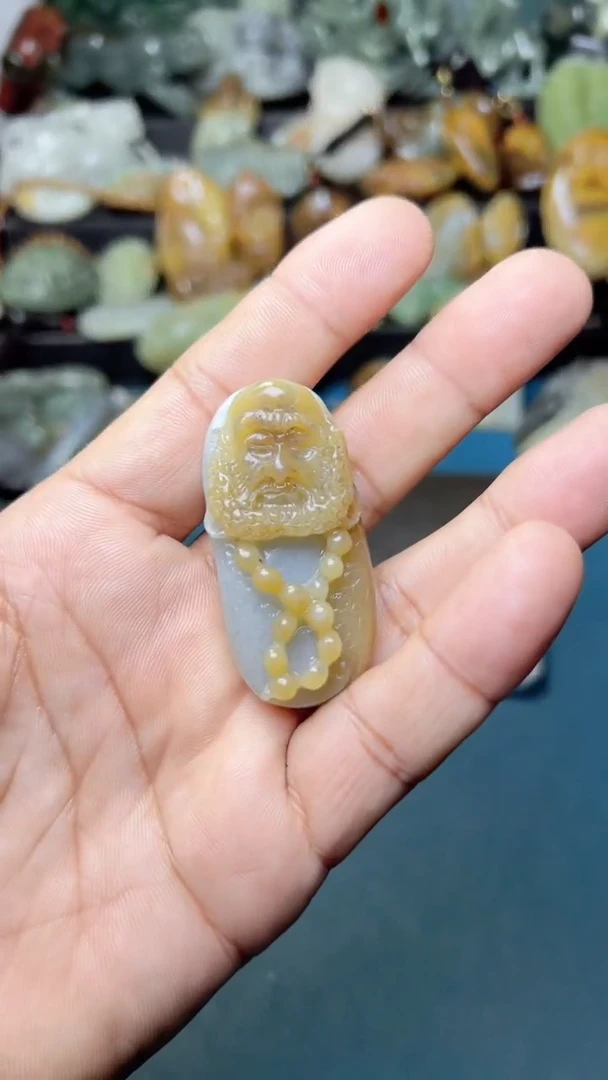 未镶嵌和田玉把件悠**月-