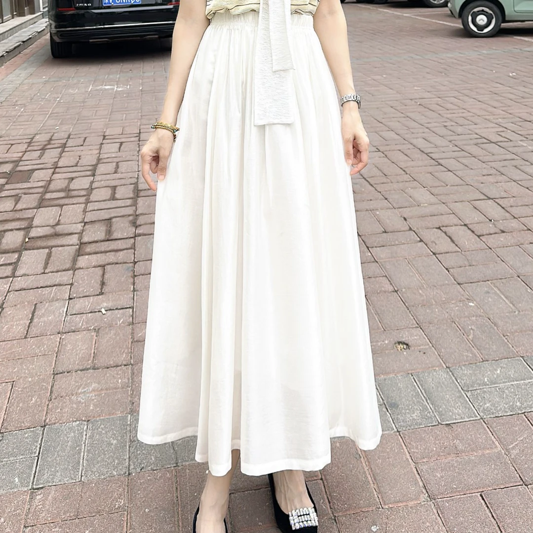 思慕缇白色时尚纱裙