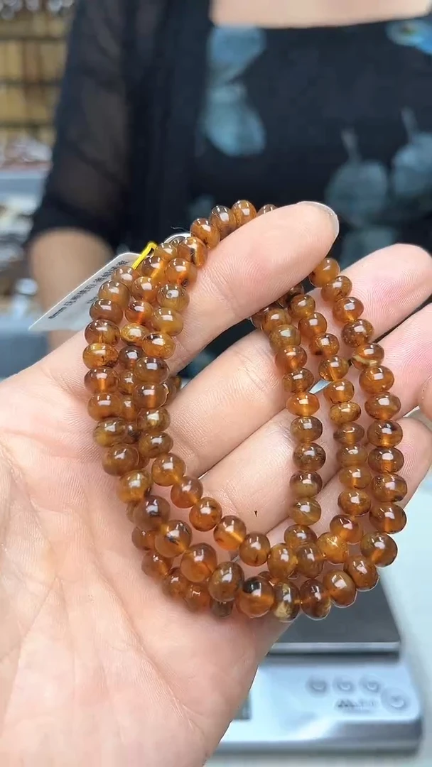 裸石琥珀未镶嵌抚顺琥珀6+蜜蜡多样性发其一