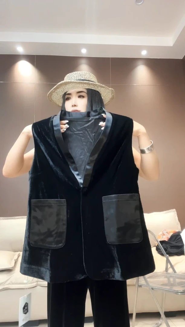 拼接马夹XL码130斤