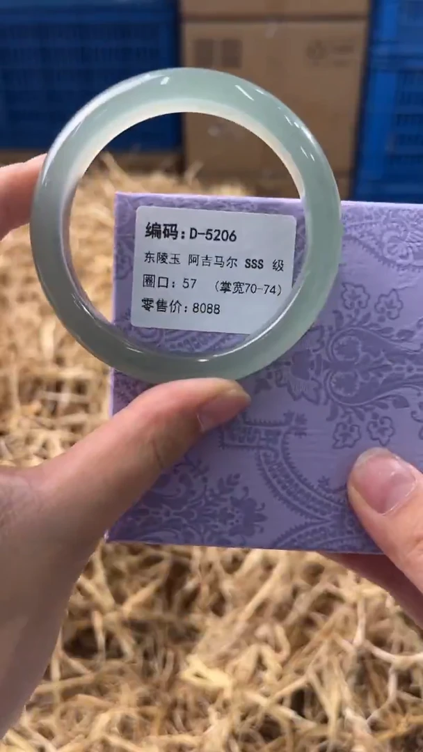 未镶嵌手镯石英质玉D-5206
