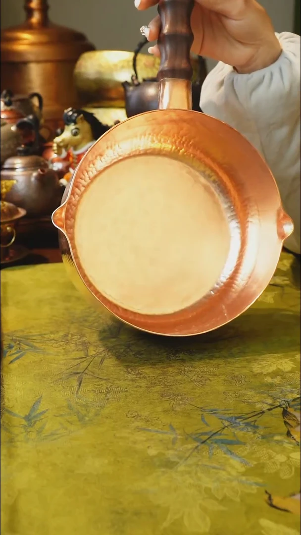 纯紫铜18厘米雪平锅