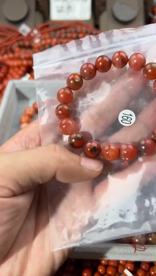 南红玛瑙手串未镶嵌10